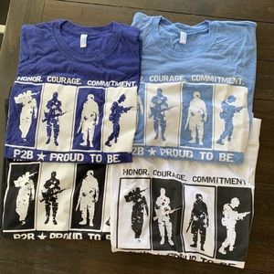 Printed American Apparel Men’s tees